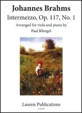 INTERMEZZO OP 117 #1 VIOLA AND PIANO -CNCL14 cover